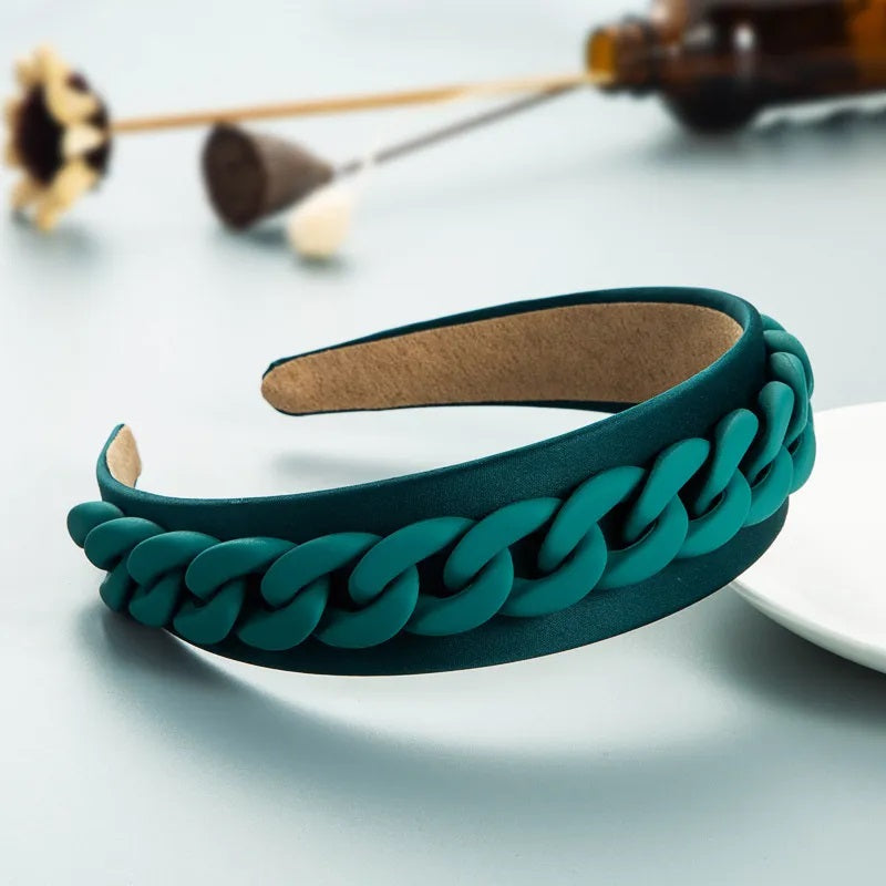 Accesorios para el Cabello, Diadema, Color Sólido, Mujer, Cadena, Estilo Moderno, Niña, Multicolor, Arcoíris, Unisexo, Eslabones