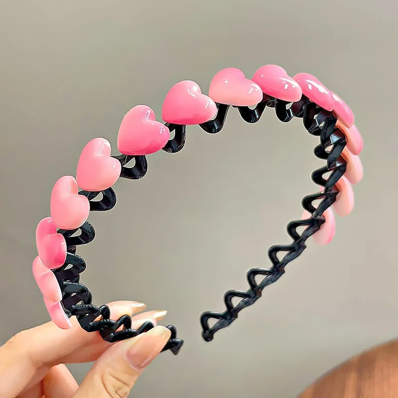 Accesorios para el Cabello, Diadema, Color Sólido, Mujer, Plástico, Estilo Moderno, Niña, Multicolor, Arcoíris, Unisexo, Color Degradado