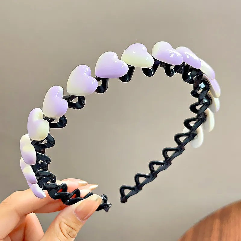 Accesorios para el Cabello, Diadema, Color Sólido, Mujer, Plástico, Estilo Moderno, Niña, Multicolor, Arcoíris, Unisexo, Color Degradado