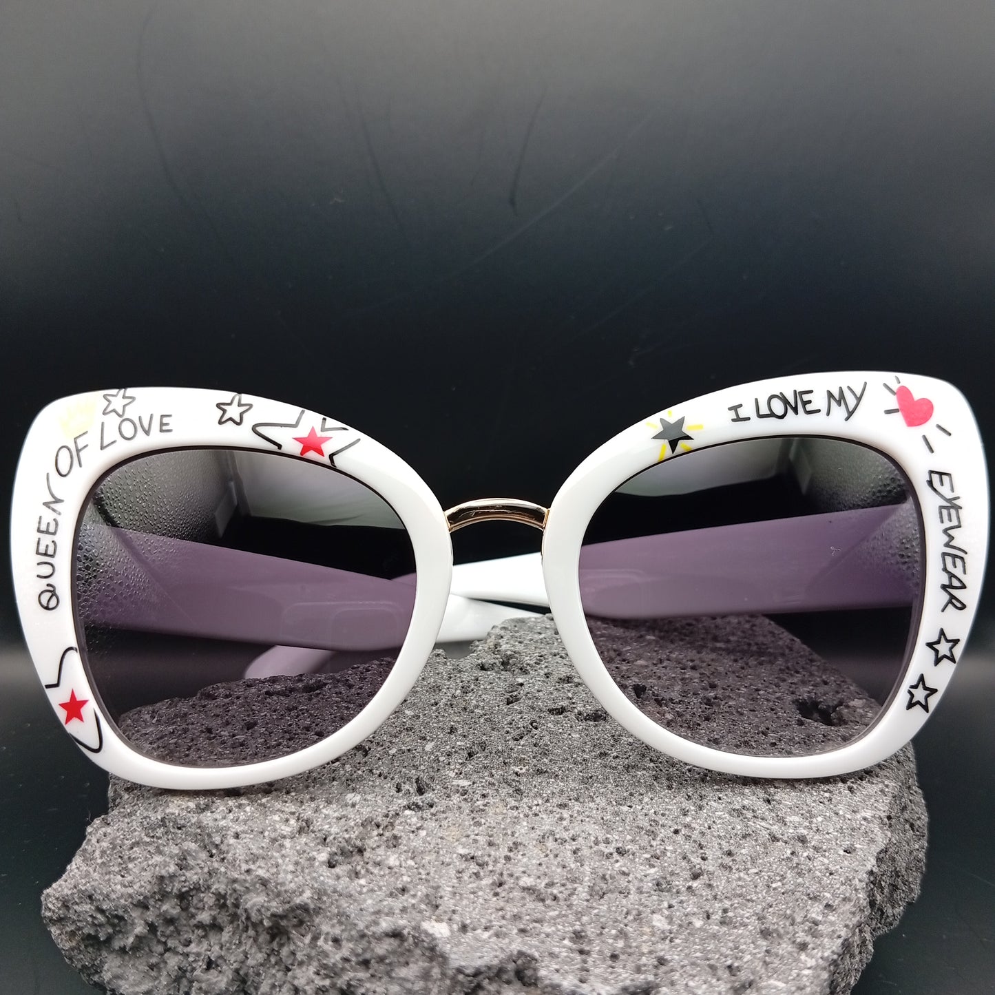 Lentes de Sol para Mujer, Estilo Retro, Ojo de Gato, Boutique, Gafas, Color Sólido, Letras, Tendencia, Unisexo, Moda, Geométrico