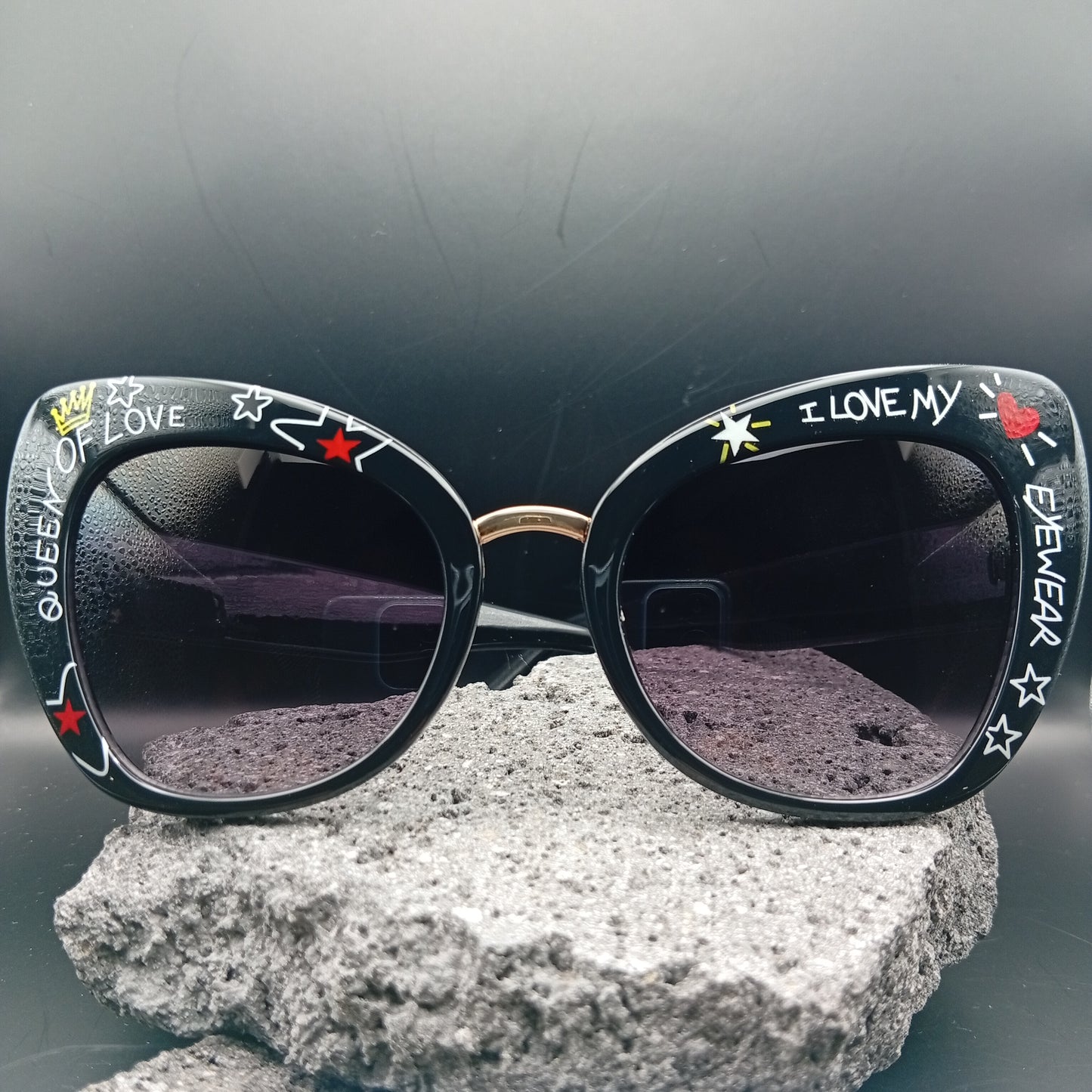 Lentes de Sol para Mujer, Estilo Retro, Boutique, Gafas, Color Sólido, Letras, Ojo de Gato, Tendencia, Unisexo, Moda, Geométrico