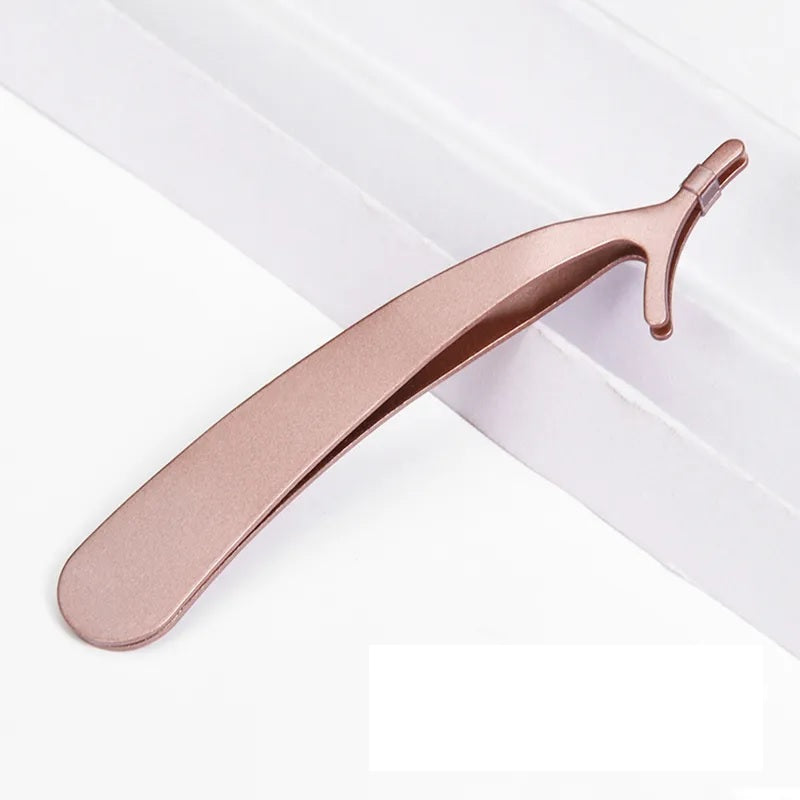 Herramientas de Belleza, Pinza para Pestañas, Color Solido, Salón de Belleza, Estudio, Acero Inoxidable