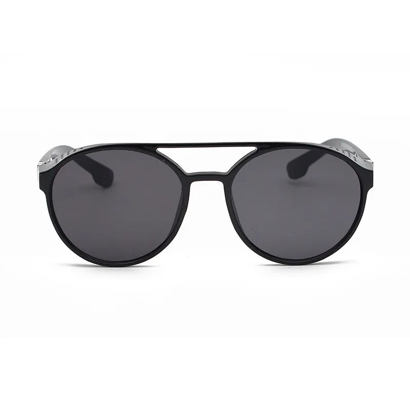 Sunglasses for Men, Classic Style, Modern, Boutique, Glasses, Solid Color, Unisex, Fashion, Round Frame