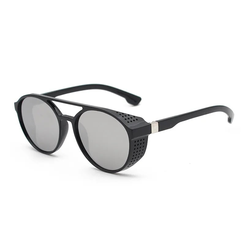 Sunglasses for Men, Classic Style, Modern, Boutique, Glasses, Solid Color, Unisex, Fashion, Round Frame