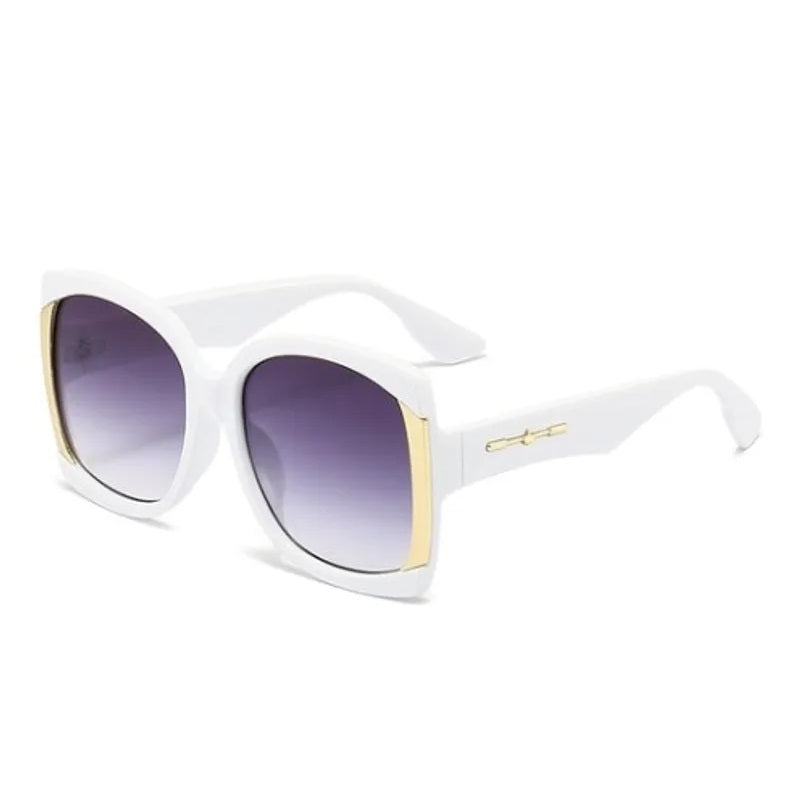 Lentes de Sol para Mujer, Estilo Elegante, Boutique, Gafas, Bloque de Color, Geométrico, Unisexo, Moda