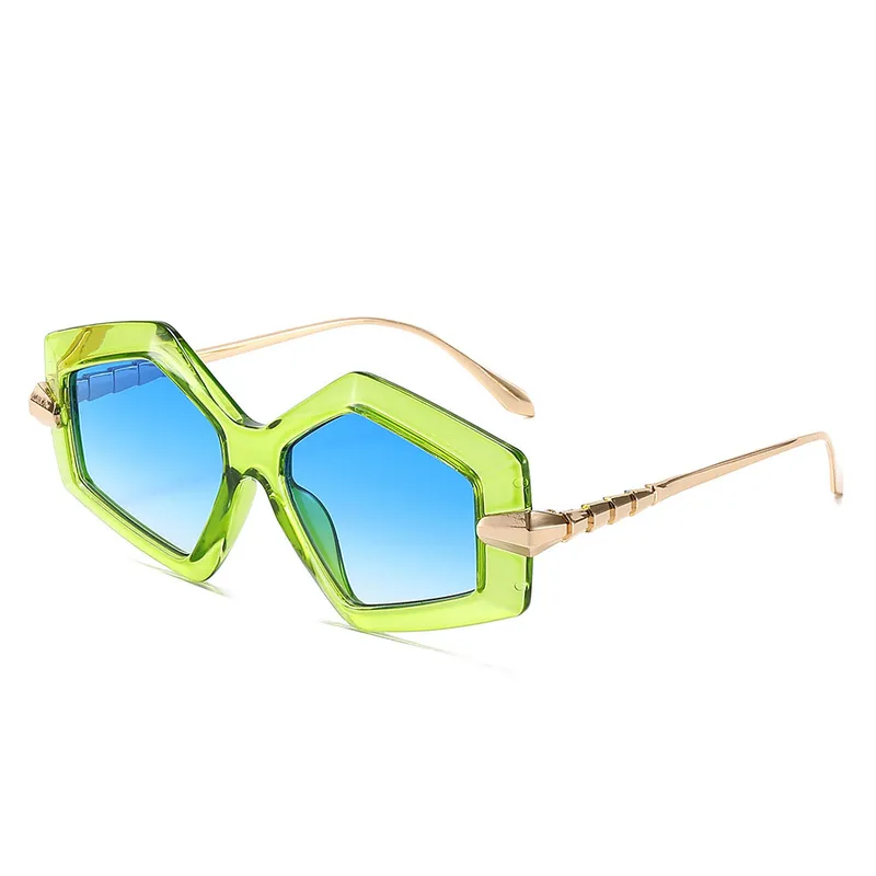 Lentes de Sol para Mujer, Estilo Elegante, Boutique, Gafas, Color Sólido, Geométrico, Unisexo, Moda, Bloque de Color