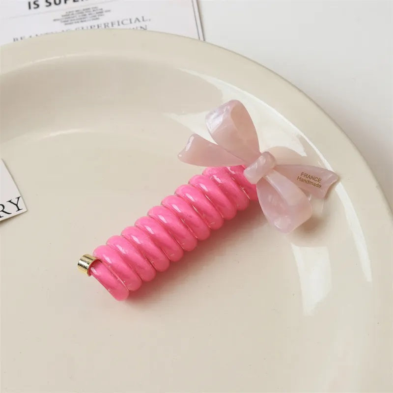 Hair Accessories, Scrunchie, Solid Color, Women, Basic Style, Girl, Unisex, Bow Knot, Alloy, Bun, Fashion