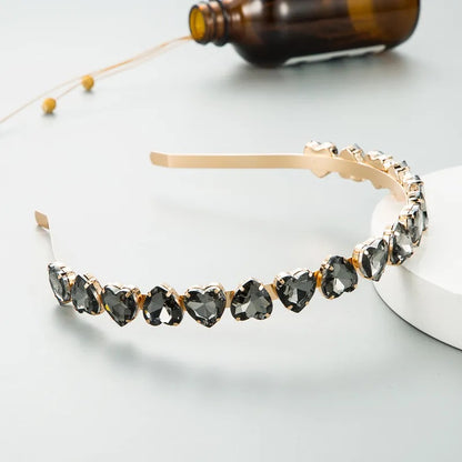 Accesorios para el Cabello, Diadema, Regalo, Mujer, Estilo Elegante, Forma de Corazon, Arcoíris, Niña, Color Transparente, Unisexo, Multicolor