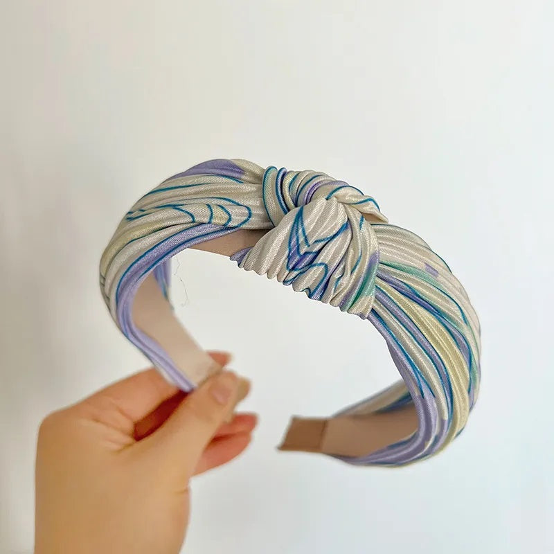 Accesorios para el Cabello, Diadema, Color Sólido, Rayas, Nudo de lazo, Mujer, Estilo Moderno, Niña, Multicolor, Arcoíris, Unisexo
