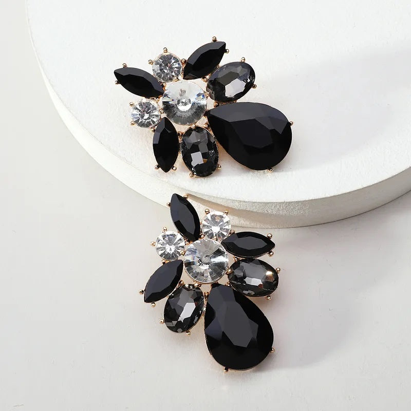 Fashion Earrings, Fantasy Jewelry, Long, Elegant Style, Drop, Multicolor, Glass, Alloy, Unisex, Pendant
