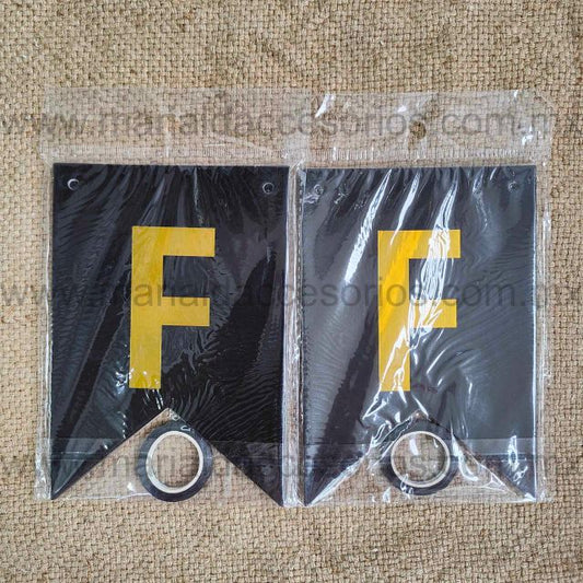 Banderín, Feliz Cumpleaños, Letras, Color Negro, Dorado, Fiesta, Artículos para Fiesta, Decoración