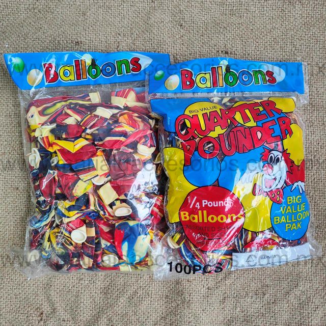 Bolsa de Globos, Látex, Color Marmoleado, Fiesta de Cumpleaños, Artículos para Fiesta, Decoración