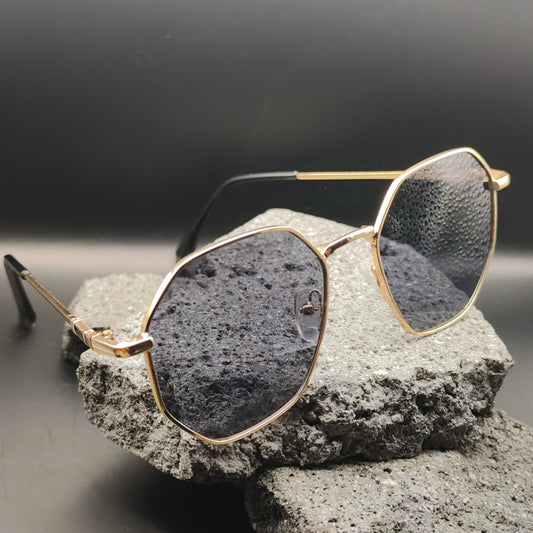 Lentes de Sol para Mujer, Estilo Casual, Boutique, Gafas, Color Sólido, Octagonal, Tendencia, Unisexo, Geométrico, Moda