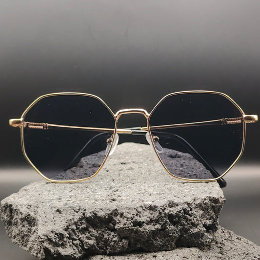 Lentes de Sol para Mujer, Estilo Casual, Boutique, Gafas, Color Sólido, Octagonal, Tendencia, Unisexo, Geométrico, Moda