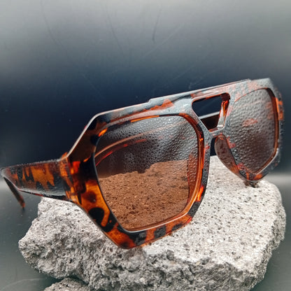 Lentes de Sol para Mujer, Estilo Moderno, Boutique, Gafas, Color Sólido, Leopardo, Tendencia, Unisexo, Moda, Geométrico