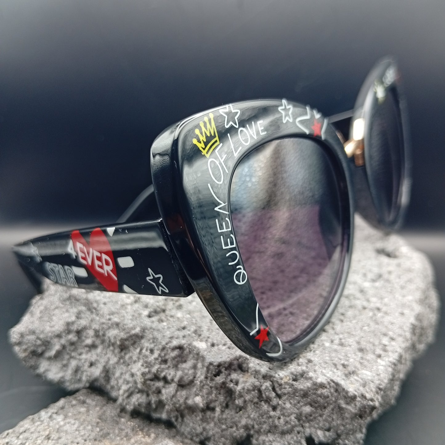 Lentes de Sol para Mujer, Estilo Retro, Boutique, Gafas, Color Sólido, Letras, Ojo de Gato, Tendencia, Unisexo, Moda, Geométrico