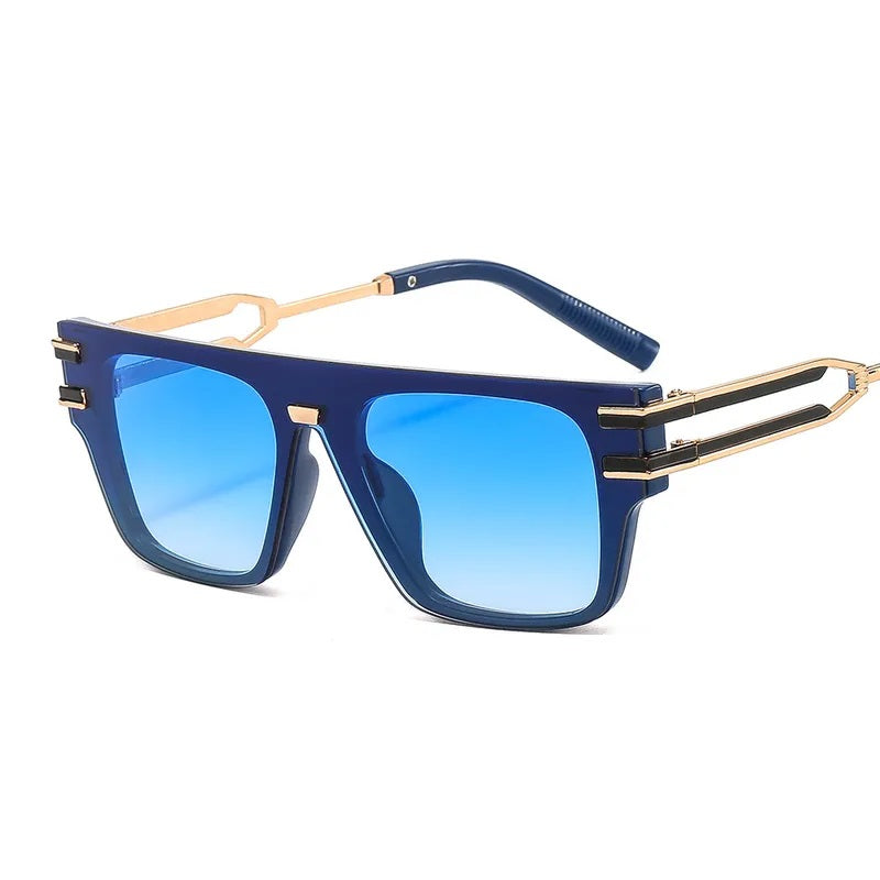 Sunglasses for Men, Modern Style, Fashion, Geometric, Full Frame, Boutique, Glasses, Unisex, Strawberry, Solid Color