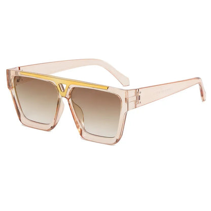 Lentes de Sol para Hombre, Estilo Moderno, Cuadrado, Marco Completo, Boutique, Gafas, Unisexo, Geométrico, Color Sólido, Moda