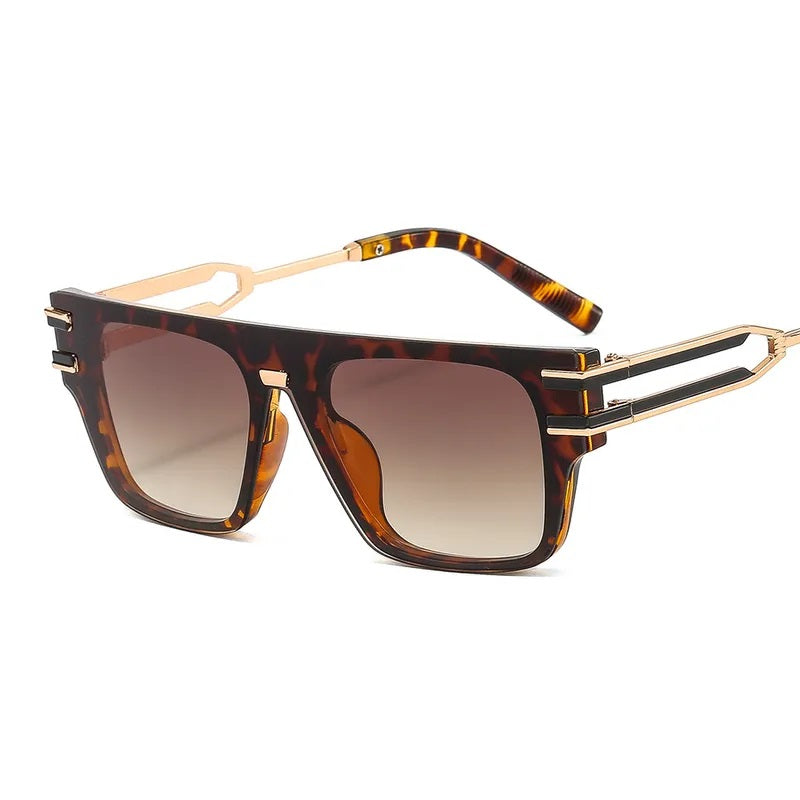 Sunglasses for Men, Modern Style, Fashion, Geometric, Full Frame, Boutique, Glasses, Unisex, Strawberry, Solid Color