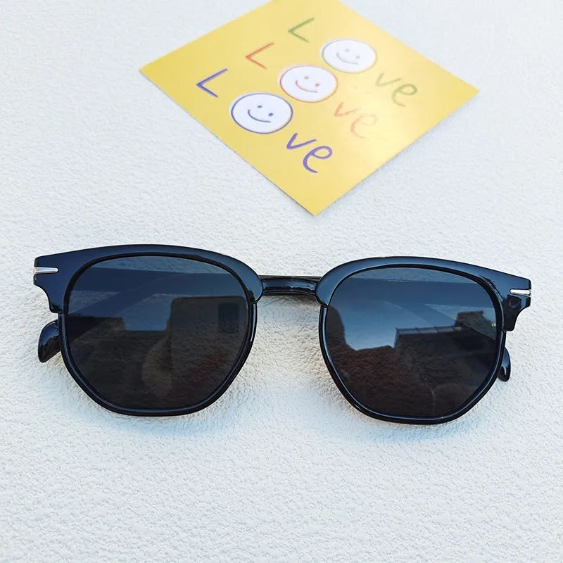 Lentes de Sol para Hombre, Estilo Clásico, Boutique, Gafas, Moderno, Geométrico, Unisexo, Moda, Color Transparente