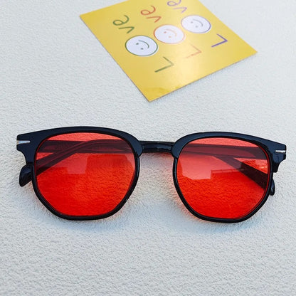 Lentes de Sol para Hombre, Estilo Clásico, Boutique, Gafas, Moderno, Geométrico, Unisexo, Moda, Color Transparente