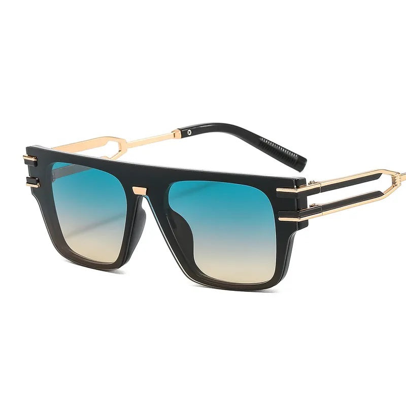 Sunglasses for Men, Modern Style, Fashion, Geometric, Full Frame, Boutique, Glasses, Unisex, Strawberry, Solid Color