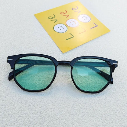 Lentes de Sol para Hombre, Estilo Clásico, Boutique, Gafas, Moderno, Geométrico, Unisexo, Moda, Color Transparente