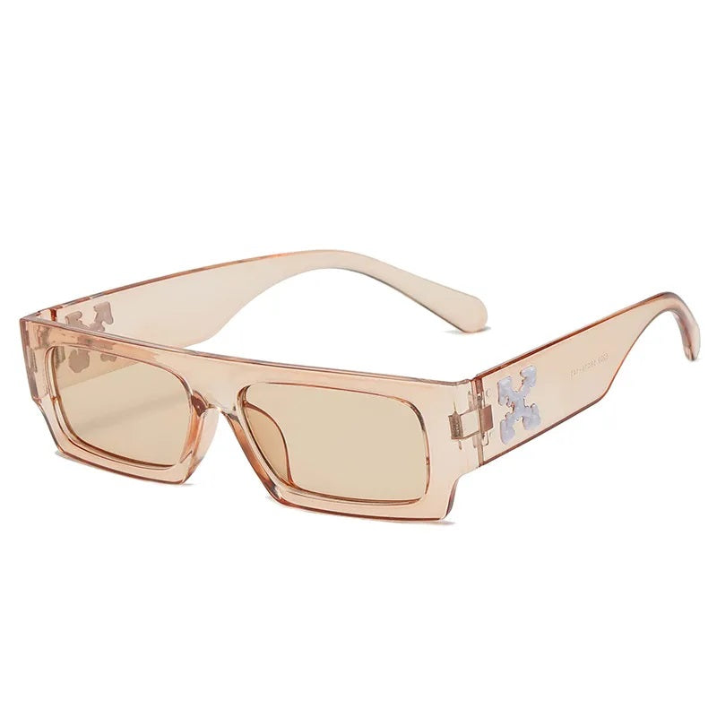 Lentes de Sol para Mujer, Estilo Casual, Boutique, Gafas, Unisexo, Geométrico, Moda, Color Sólido, Marco Completo