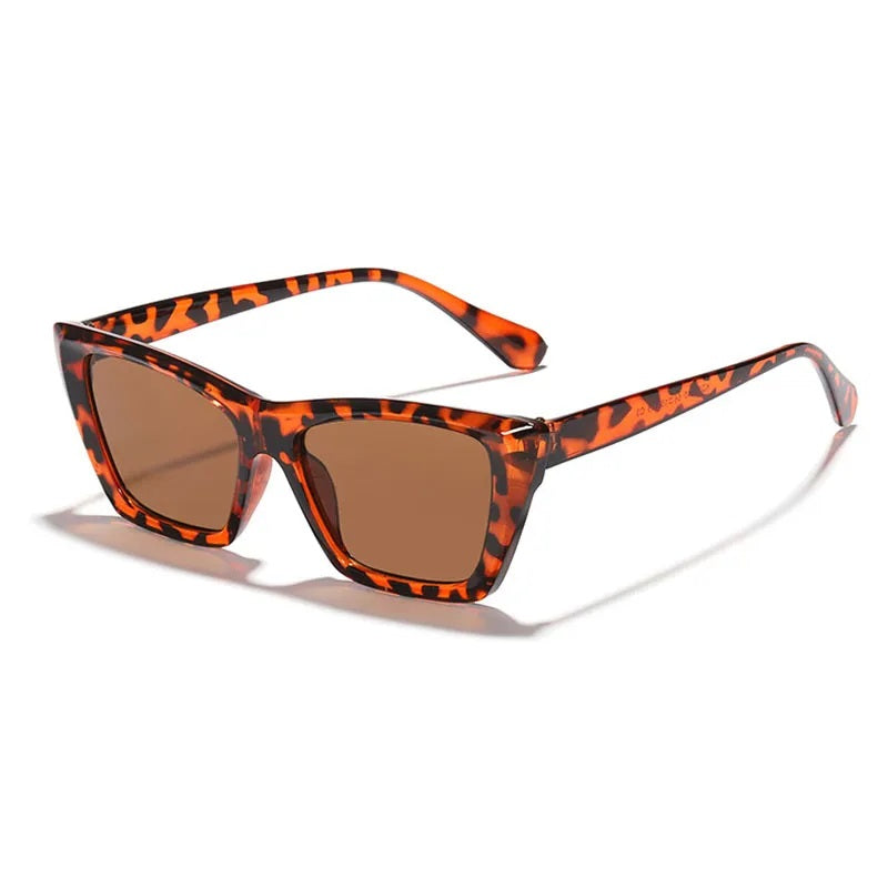 Lentes de Sol para Mujer, Estilo Casual, Ojo de Gato, Boutique, Gafas, Unisexo, Moda, Marco Completo, Color Sólido, UV400