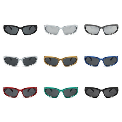 Lentes de Sol para Mujer, Estilo Casual, Color Sólido, Boutique, Gafas, Unisexo, Moda, Marco Ovalado