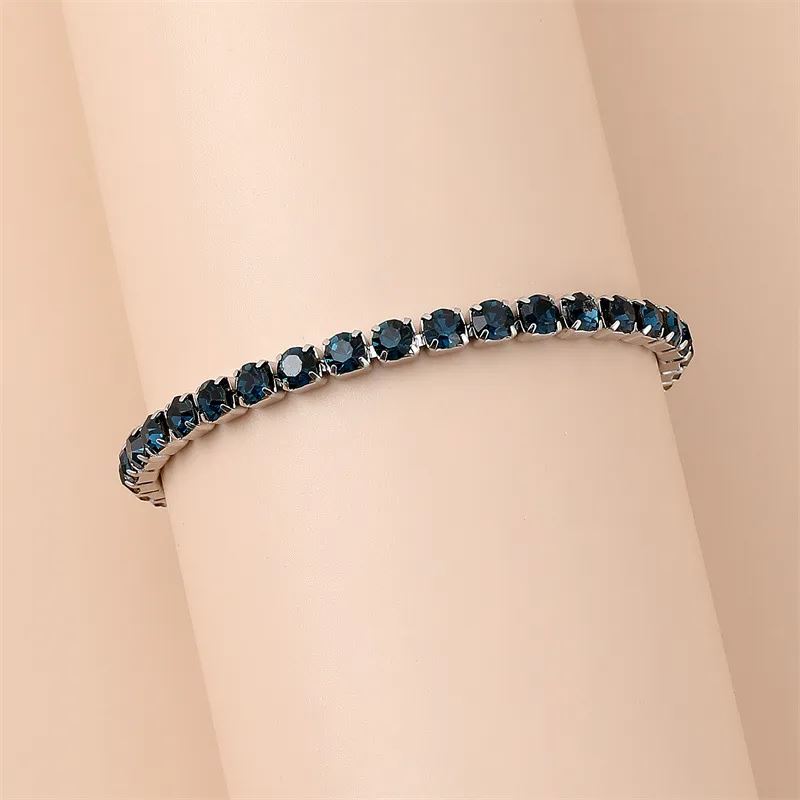 Stainless Steel Bracelet, Boutique, Plating, Fine Jewelry, Elegant Style, Unisex, Fashion, Solid Color, Shiny, Diamonds