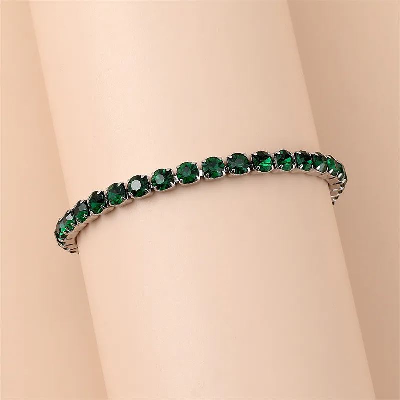 Stainless Steel Bracelet, Boutique, Plating, Fine Jewelry, Elegant Style, Unisex, Fashion, Solid Color, Shiny, Diamonds